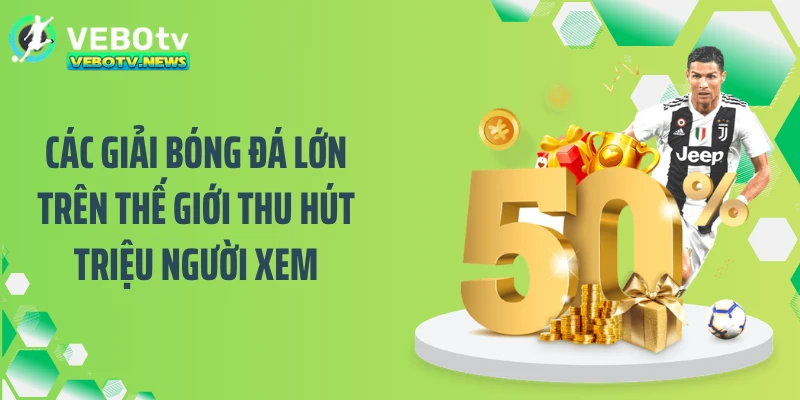 Các Giải Bóng Đá Lớn Trên Thế Giới Thu Hút Triệu Người Xem