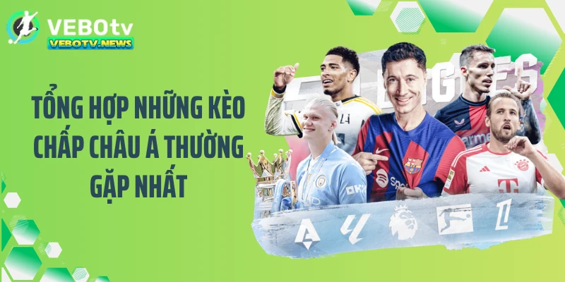 Tổng hợp những kèo chấp châu Á thường gặp nhất